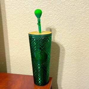 Starbucks Wicked 2024 Emerald Green City Tumbler Cup NEW with Topper